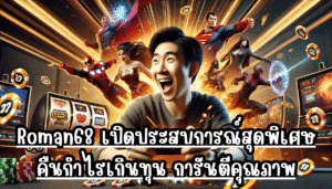 Roman68 เปิดประสบการณ์สุดพิเศษ คืนกำไรเกินทุน การันตีคุณภาพ